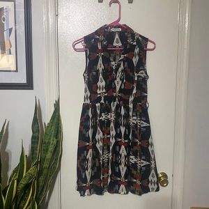 Original piece lined lightweight sleeveless mini dress